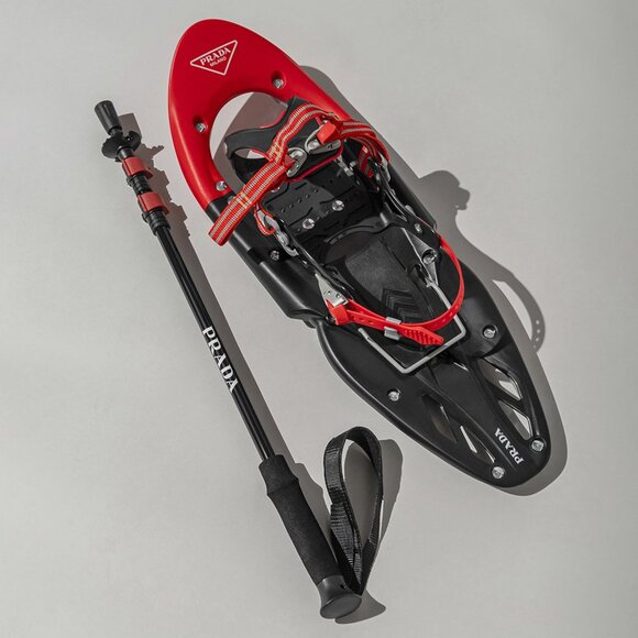 Prada Men's Logo-Print Colour-block Snowshoes - Picture 1 of 9